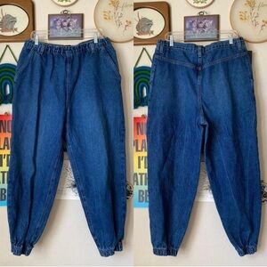 XL BDG Urban Outfitters Raine bareback cotton denim jogger jeans dark wash